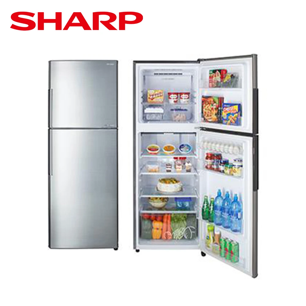【SHARP 夏普】287L一級能效變頻右開上下門冰箱(SJ-GX29-SL)