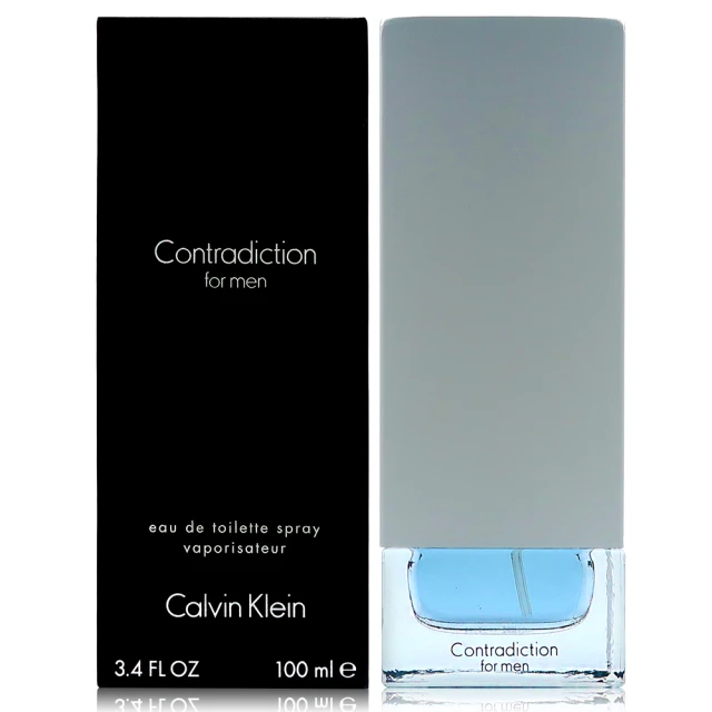 【Calvin Klein 凱文克萊】CONTRADICTION 冰火相容男性淡香水 100ML(平行輸入)