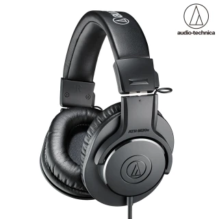 【audio-technica 鐵三角】ATH-M20x 專業監聽 耳罩式耳機