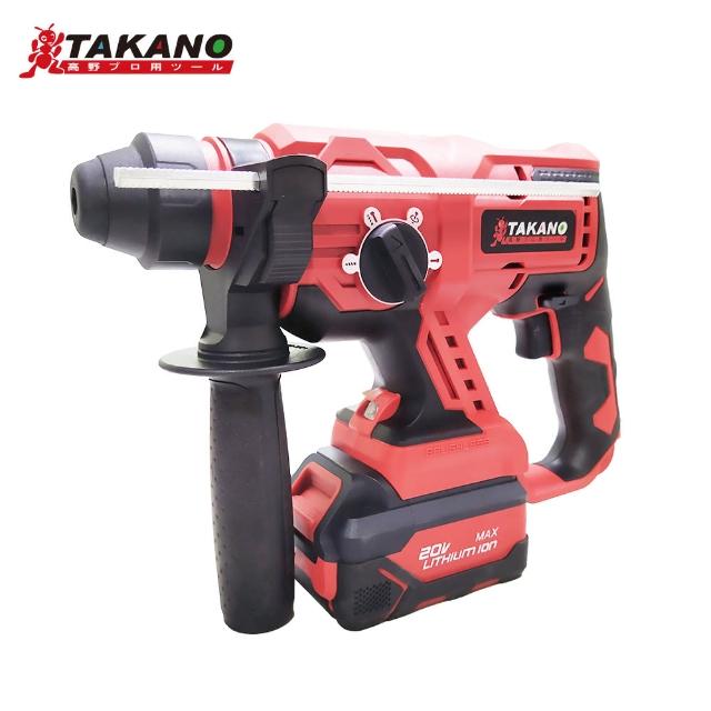 【TAKANO 高野】20V無刷鋰電免出力鎚鑽(2電1充)