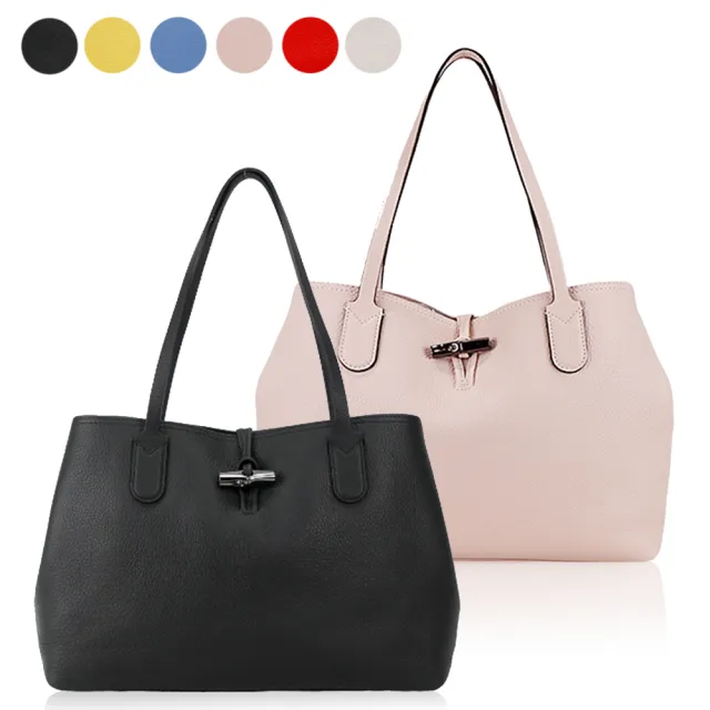 Roseau Essential L Tote bag Black - Leather (L2686968001