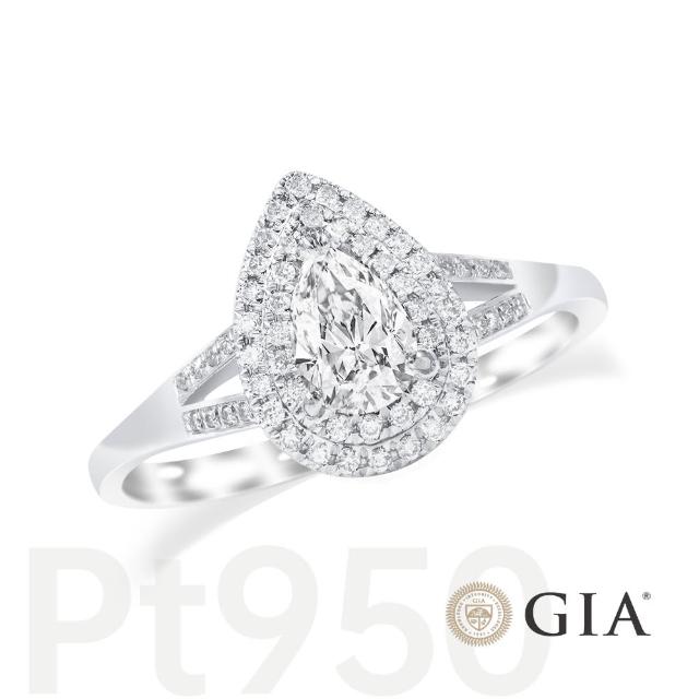 【MYEZ】GIA 50分 D/SI2 鉑金PT950鑽戒女戒 純愛