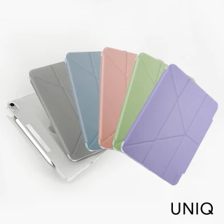 【UNIQ】iPad Air 10.9吋4代 Camden 抗菌磁吸設計支架多功能透明保護套