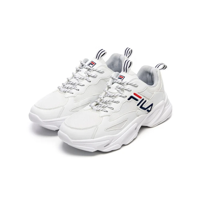 【FILA】慢跑鞋 運動鞋 BEATS TRACER 2 男慢跑鞋-白(1-J526V-125)