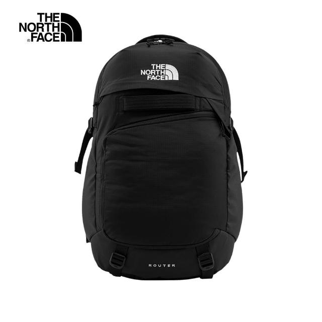 【The North Face】The North Face北面男女款黑色便捷收納休閒後背包｜52SFKX7