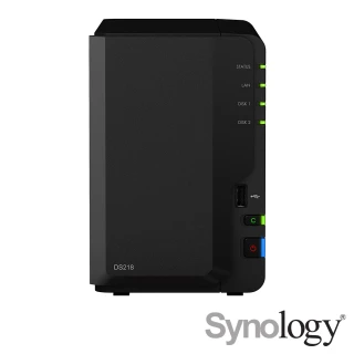 【Synology 群暉科技】DS218 2Bay網路儲存伺服器