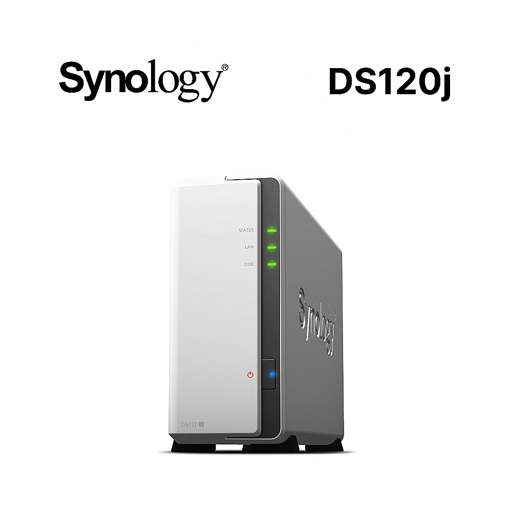 【Synology 群暉科技】DS120j 網路儲存伺服器
