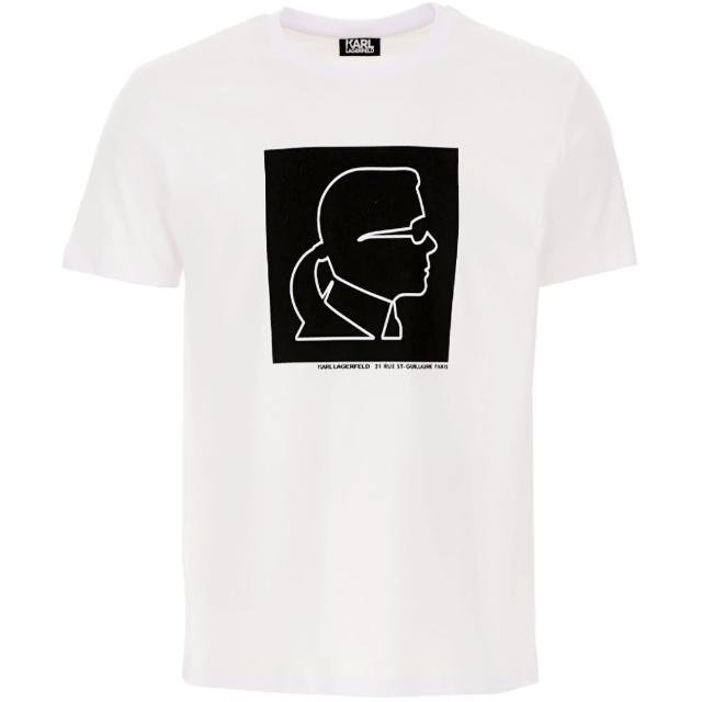 KARL LAGERFELD 卡爾【KARL LAGERFELD 卡爾】男款 老佛爺 短袖T恤(M、L、XL)