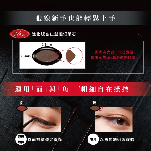 Kate 凱婷 進化版極細持久眼線筆2入組 Momo購物網