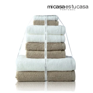 【mi casa es tu casa】葡萄牙有機棉毛巾8件組