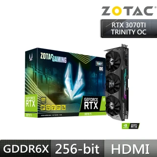 【ZOTAC 索泰】GAMING GeForce RTX 3070 Ti Trinity OC 顯示卡