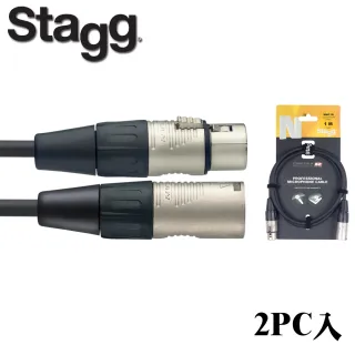 【Stagg 史提格】N系列 NMC1R 麥克風導線1M(2pc入)