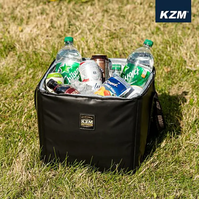 【KAZMI】KZM 素面個性保冷袋25L(KZM/KAZMI/露營/戶外用品/保冷/保冷袋/25L)