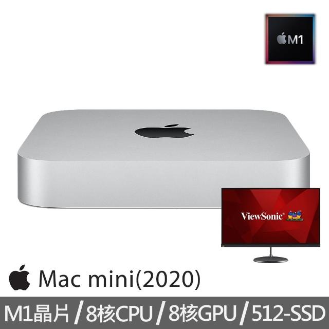 【+ViewSonic 24型IPS美型螢幕】Apple Mac mini (M1/8G/512G SSD)