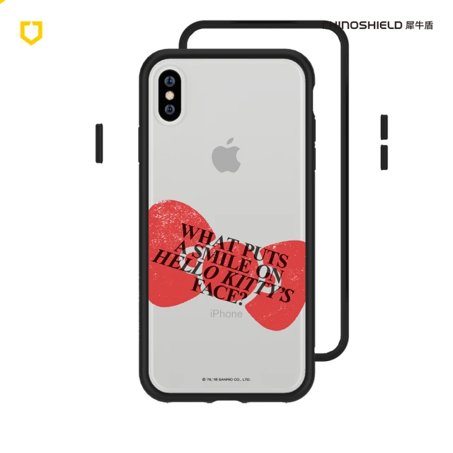 【RhinoShield 犀牛盾】iPhone X Mod NX邊框背蓋手機殼/Hello Kitty的蝴蝶結(Hello Kitty手機殼)