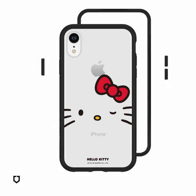 【RhinoShield 犀牛盾】iPhone XR Mod NX邊框背蓋手機殼/啾咪 套組(Hello Kitty手機殼)