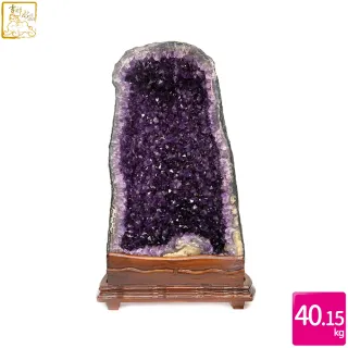 【吉祥水晶】巴西紫水晶洞 40.15kg(趨吉避凶)