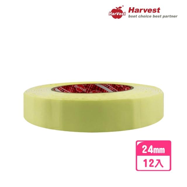 【HarVest】泡棉雙面膠帶 24mm*5y-12入(EVA泡棉膠帶/辦公膠帶)