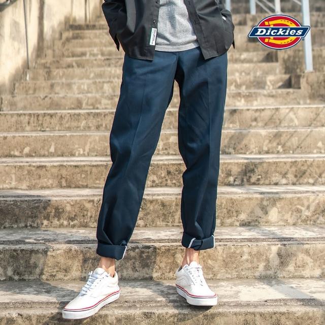 Dickies【Dickies】男款深海軍藍斜紋US874型長褲｜DK006894CG7