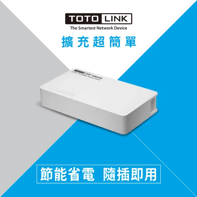 【TOTOLINK】SW24D桌上型24埠乙太網路交換器(桌上型/可壁掛輕巧設計)/