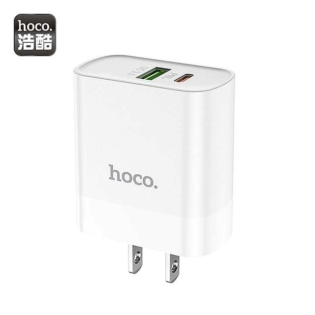 【HOCO】C80 迅泰PD20W+QC3.0 充電器(白色)