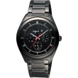 【agnes b.】Solar 驚豔巴黎太陽能日曆手錶-黑(BT5011P1)