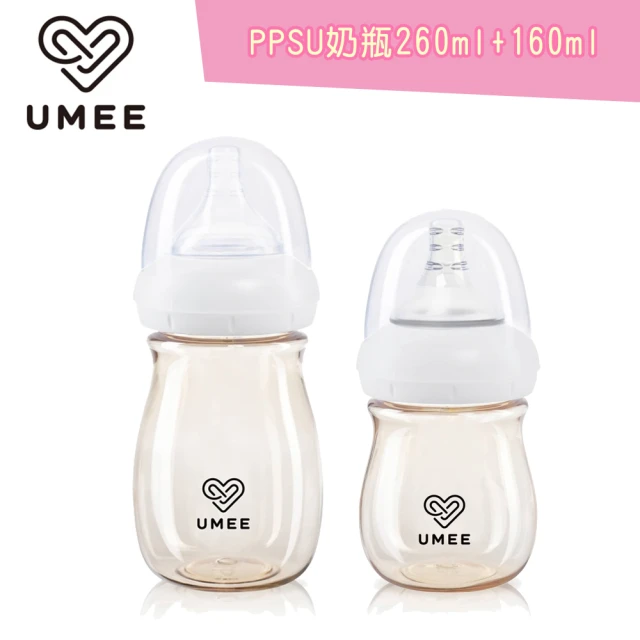 【Mombella & Apramo】荷蘭《Umee》PPSU奶瓶260ml+160ml(PPSU)