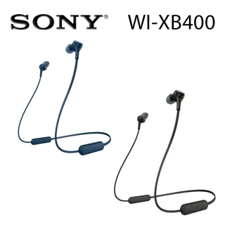 【SONY 索尼】WI-XB400 無線藍牙 頸掛入耳式耳機 15H續航力(2色)