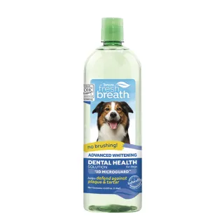 【Fresh breath 鮮呼吸】犬貓強效型潔牙水 1L(天然寵物潔牙水、用喝的不用刷牙)