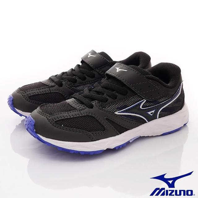 【MIZUNO 美津濃】運動休閒童鞋款(K1GC194011黑-18-23cm)