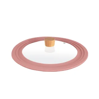 【NEOFLAM】多功能矽膠鍋蓋24-26-28公分(粉色)