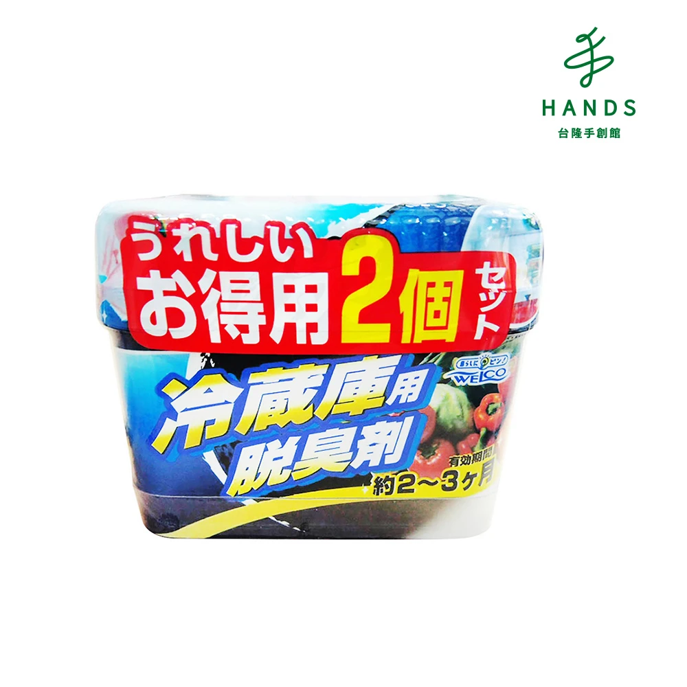 【TOKYU HANDS 台隆手創館】日本WELCO 竹炭冰箱除臭劑-2入裝