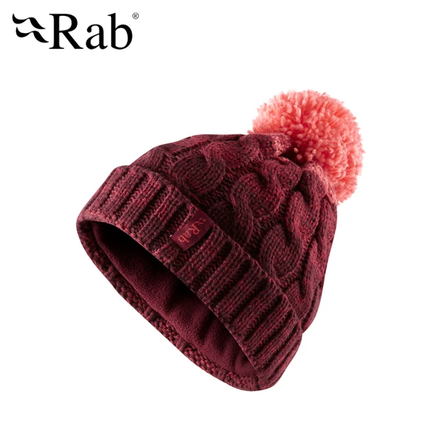 RAB【RAB】Braid Beanie 保暖針織毛帽 楓葉紅 #QAA62