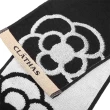 【CLATHAS】山茶花經典LOGO雙面涼感運動巾圍巾(黑色)