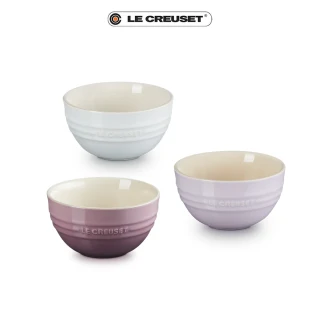 【Le Creuset】瓷器韓式飯碗(錦葵紫)