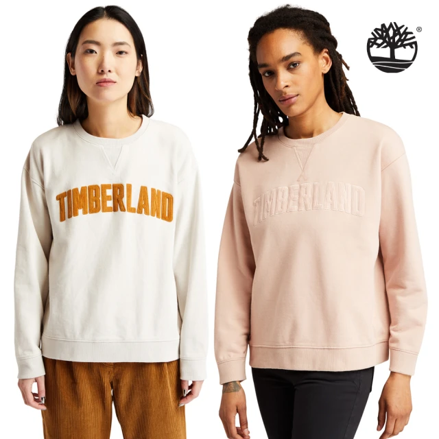 【Timberland】女款LOGO刺繡長袖T恤(多款選)