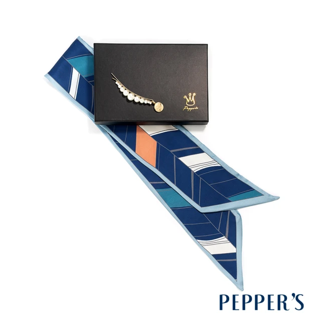【PEPPER’S】Fabulous! 絲巾禮盒(深藍)