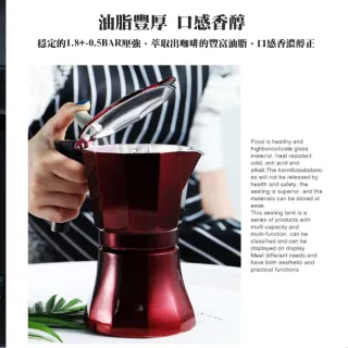 【DR.Story】歐美熱銷時尚加厚304不鏽鋼咖啡摩卡壺(咖啡壺 不鏽鋼摩卡壺)