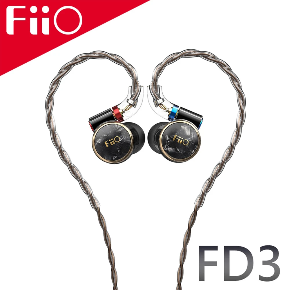 【FiiO】FD3 類鑽石振膜動圈MMCX可換線耳機(Hi-Res音頻認證)