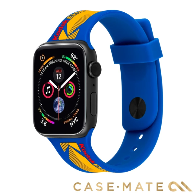 CASE-MATE Apple Watch 42-44mm(矽膠錶帶柯達聯名款-藍色)