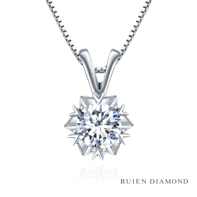 【RUIEN DIAMOND 瑞恩鑽石】GIA30分 D VS2 3EX 鑽石項墜(18K白金 星光 RN39)