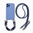 【LOYALTY】iPhone13/13mini/13Pro/13ProMax三合一岩石鏈條液態矽膠手鍊背帶兩用手機殼 4色