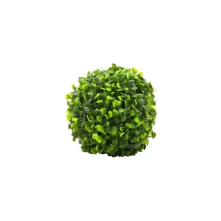 【YU Living 信歐傢居】仿真米蘭草球裝飾樹球 人造草球(小/18cm/綠色)