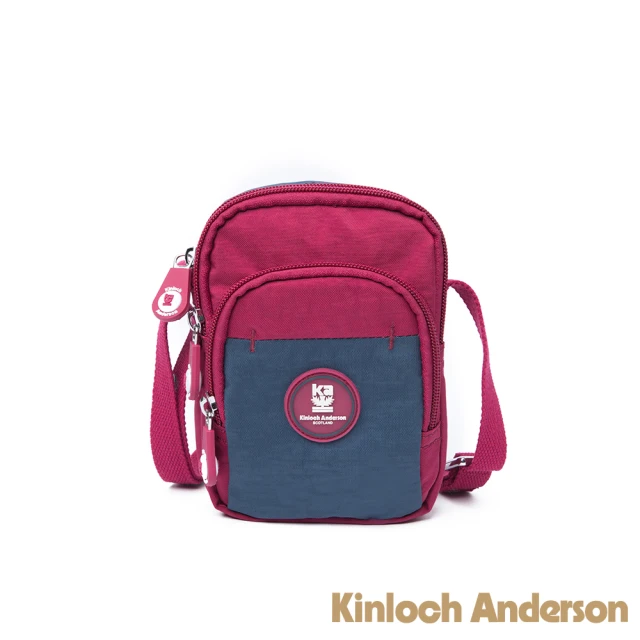 【Kinloch Anderson】金安德森SMILE 小款側背包(深桃紅色)