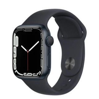 【Apple 蘋果】Watch Series 7 LTE版45mm(鋁金屬錶殼搭配運動型錶帶)