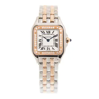 【Cartier 卡地亞】美洲豹玫瑰金小型腕錶22mmx30mm(W3PN0006)
