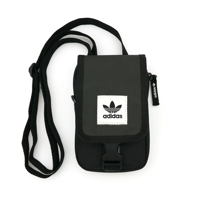adidas 愛迪達【adidas 愛迪達】Adidas Originals Map Bag 黑色 側背包 手機包 DU6795