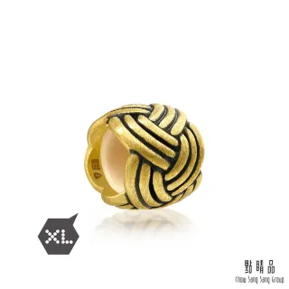 【點睛品】999純金 Charme XL 菠蘿結 黃金串珠