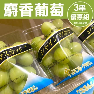 【甜露露】空運日本麝香葡萄2串入(1200g/盒)