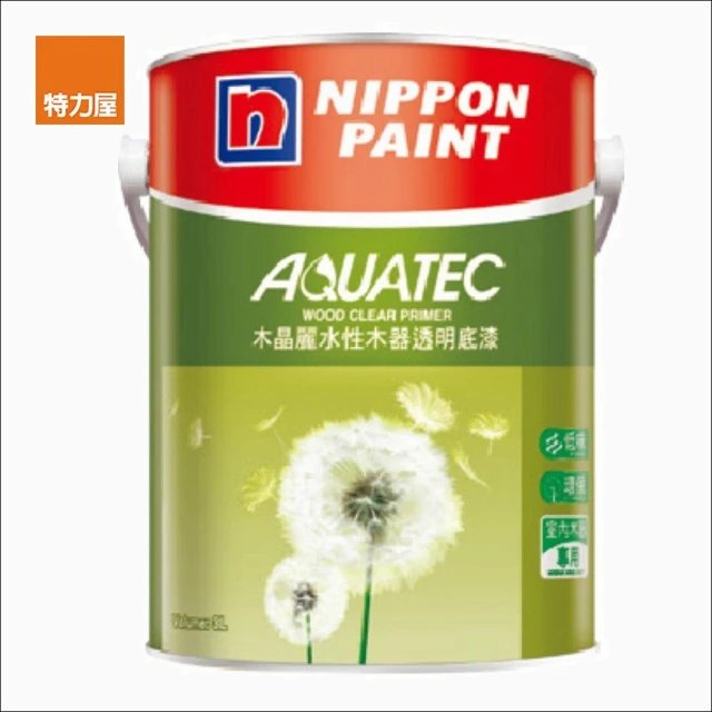特力屋【特力屋】立邦木晶麗水性木器底漆 透明1L